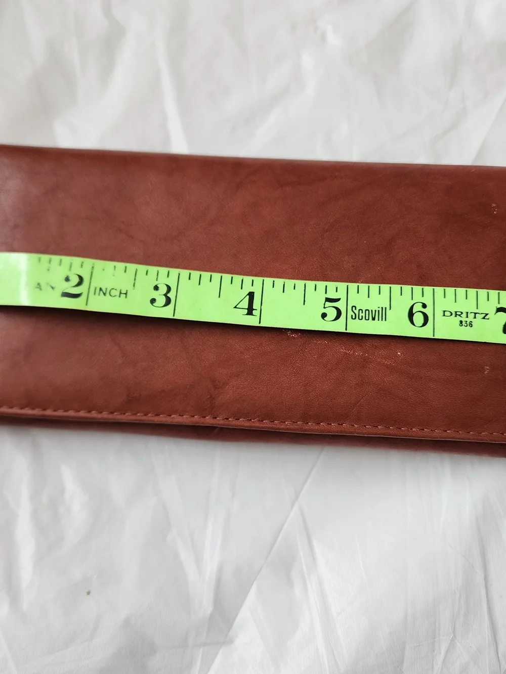 Classic Brown Cowhide Leather Travel Wallet